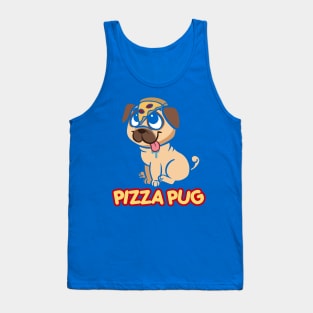 pizza pug dog 1 Tank Top